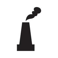 modèle de conception de vecteur de logo d'icône de cheminée