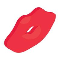 parfait conception icône de rouge à lèvres vecteur
