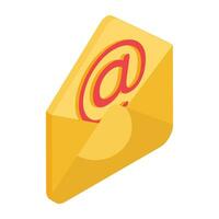 une icône de conception unique d'e-mail vecteur