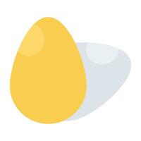 des œufs icône, modifiable vecteur