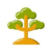 arbre icône vecteur ou logo illustration style