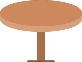 rond table plat icône vecteur