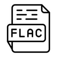 flac vecteur icône