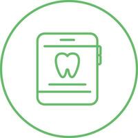 dentiste app vecteur icône