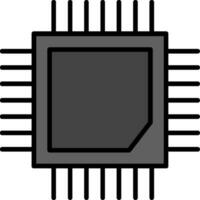 icône de vecteur de processeur