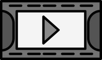 vidéo bobine vecteur icône
