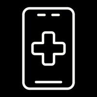 icône de vecteur d'application médicale