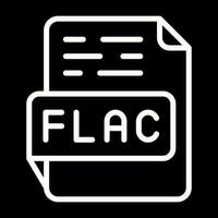 flac vecteur icône