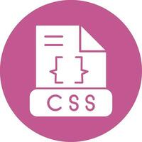 icône de vecteur css