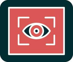 icône de vecteur de scanner oculaire
