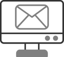 en ligne email vecteur icône