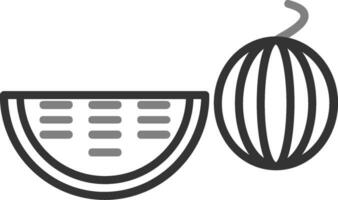 icône de vecteur de melon d'eau