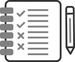 icône de vecteur de liste de contrôle