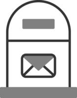 lettre boîte vecteur icône