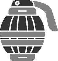 main grenade vecteur icône