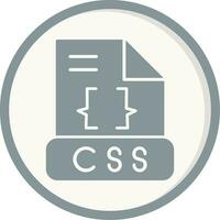 icône de vecteur css