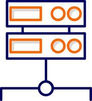 icône de vecteur de centre de données