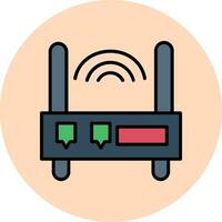 icône de vecteur de routeur wifi