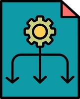 icône de vecteur de flux de travail