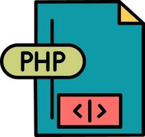 icône de vecteur php