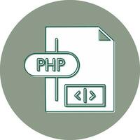 icône de vecteur php