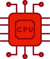 icône de vecteur de processeur