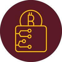 icône de vecteur de crypto-monnaie