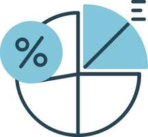 icône de vecteur de pourcentage