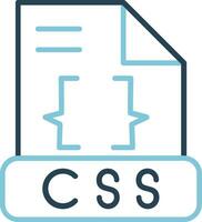 icône de vecteur css