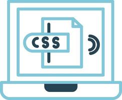 icône de vecteur css