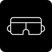 icône de vecteur de lunettes intelligentes