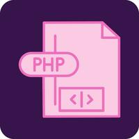 icône de vecteur php