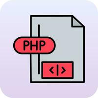 icône de vecteur php