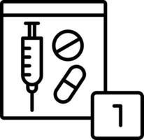 icône de vecteur de médicaments