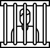 icône de vecteur de prisonnier