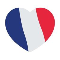 représentation du coeur français vecteur