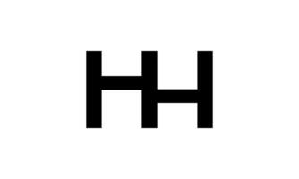 lettre hh logo pro vecteur fichier pro vecteur