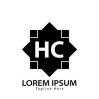 lettre hc logo. hc logo conception vecteur illustration pour Créatif entreprise, entreprise, industrie. pro vecteur