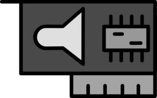 icône de vecteur de carte son