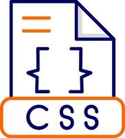 icône de vecteur css