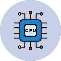 icône de vecteur de processeur