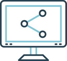 icône de vecteur de partage
