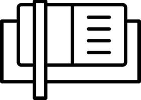 icône de vecteur de livre