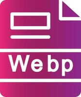 webp Créatif icône conception vecteur