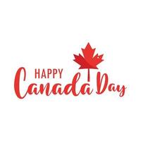 joyeux jour du Canada vecteur