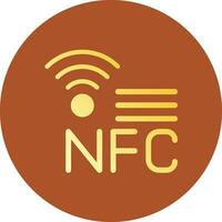 nfc Créatif icône conception vecteur