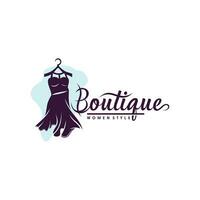 luxe boutique logo vecteur modèles