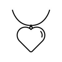 l'amour pendentif icône pour Collier vecteur