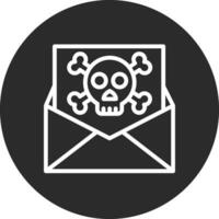 email piraté vecteur icône