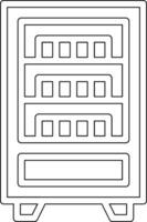 icône de vecteur de distributeur automatique